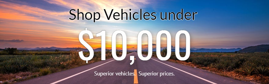 View our used vehicles for sale for under $10,000