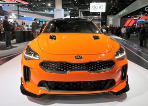 The brand new 2018 Kia Stinger available from Superior Kia in Orangeburg, SC