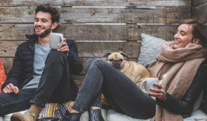 people at a coffee shop