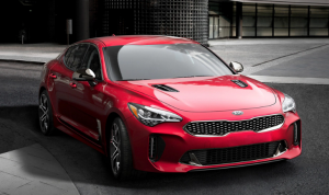 2020 red kia stinger
