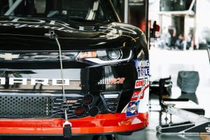 Racecar preparing for a race near Orangeburg, SC
