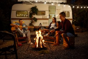 A group of people enjoying an outdoor activity near Orangeburg, South Carolina.