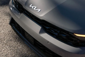 The hood of a 2025 Kia Forte parked near Orangeburg, South Carolina